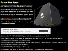 Tablet Screenshot of boxeeapps.com
